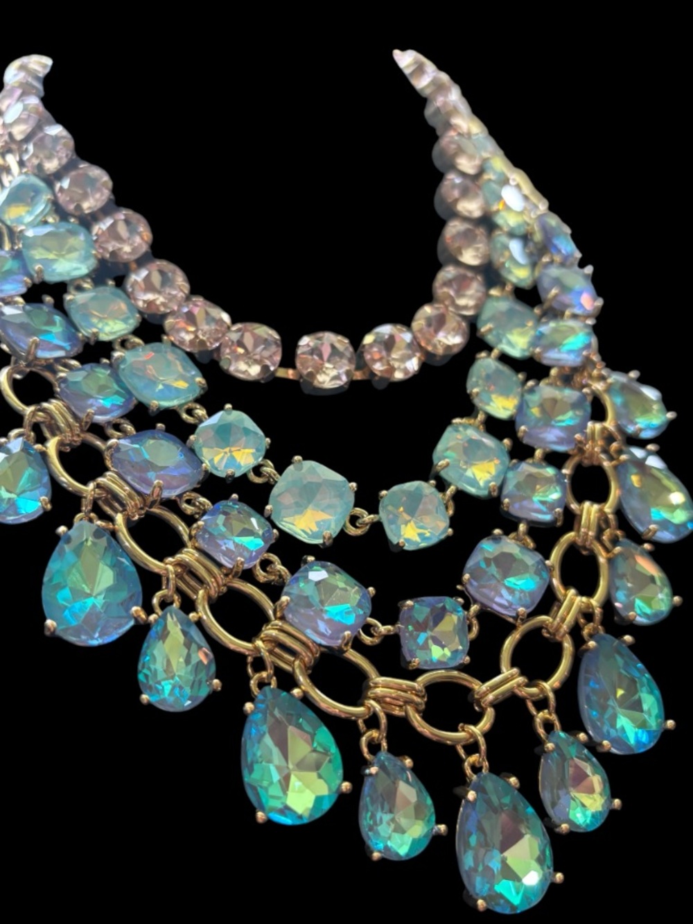 Fashion Statement Mermaid And Gold Tone Necklace NWT - Picture 3 of 4